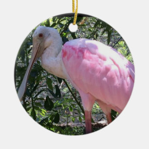 CUTIE ROZE FLAMINGO KERST ORNAMENT