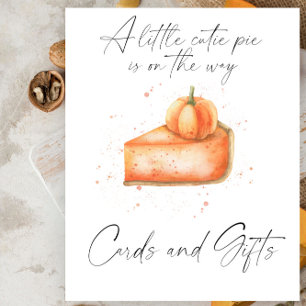 Cutie taart pompoen banner kaarten en geschenken poster