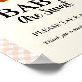 Cutie taart Thanksgiving baby shower Favor teken Poster (Hoek)
