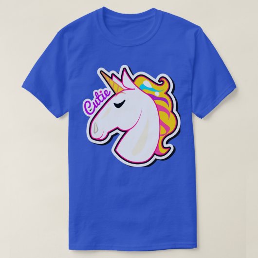 Cutie Unicorn T-shirt (Design voorkant)