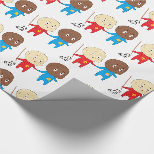 Cutieful Kinder Art Babies St. Nicholas Sinterklaa Cadeaupapier
