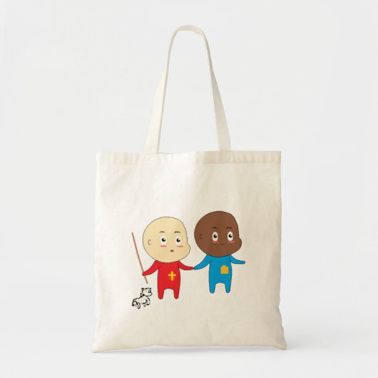 Cutieful Kinder Art Babies St. Nicholas Sinterklaa Tote Bag (Voorkant)