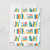 Cuties Book Nerd Threadground Baby shower Bedankkaart (Achterkant)