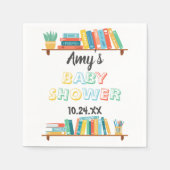 Cuties Book Nerd Threadground Baby shower Servet (Voorkant)