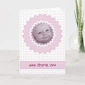 Cutietoots Bedankt Opmerking sjabloon (Voorkant)