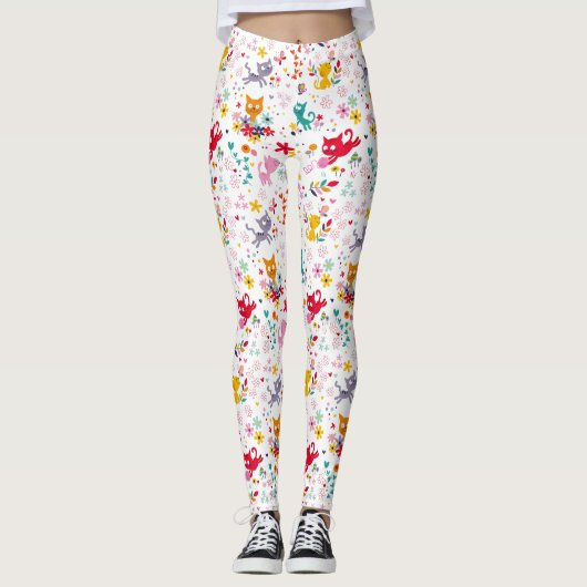 Cutkat en ventilator leggings (Voorkant)