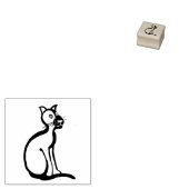 Cutkat Rubberstempel (Gestempeld)