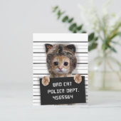 Cutkat stoute jongen briefkaart (Staand voorkant)