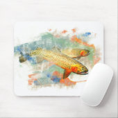 Cutkeelforel Muismat (Met muis)