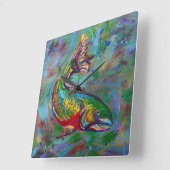 Cutketijdhouder Vierkante Klok (Hoek)