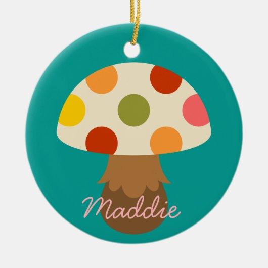 Cutkleurig champignons ornament (Voorkant)