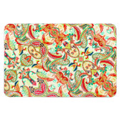 Cutkleurig paisleypatroon magneet (Horizontaal)