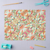 Cutkleurig paisleypatroon tissuepapier (Craft)