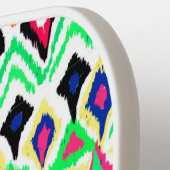 Cutkleurig patroon pickleball paddle (Links Detail)