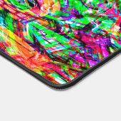 Cutkleurig symetrisch abstract neontribaal iPad f Bureaumat (Hoek)