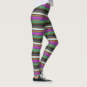 Cutkleurige neonstrepen leggings (Rechts)