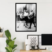 Cutler vs. Johnson Boxing Match 1914 Poster (Thuiskantoor)