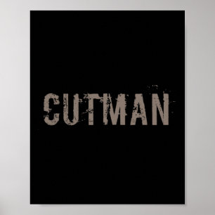 Cutman T-shirt voor Funny Boxer Cutman Sign Poster
