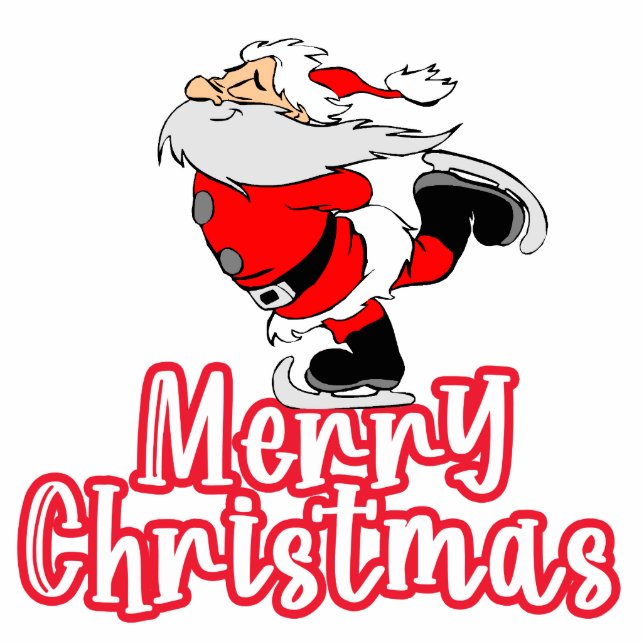 Cutout | Kerstmis met kerstmis Staand Fotobeeldje (Voorkant)