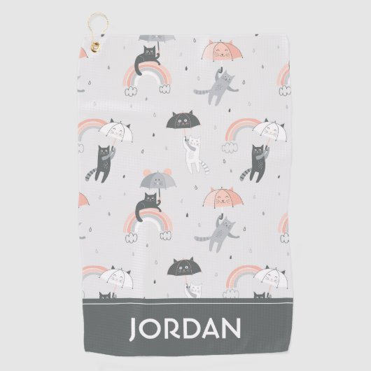 Cutropenpatroon voor geluidsopraining golfhanddoek (Voorkant)