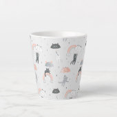 Cutropenpatroon voor geluidsopraining latte mok (Voorkant)