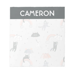 Cutropenpatroon voor geluidsopraining notitieblok