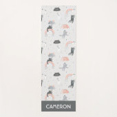 Cutropenpatroon voor geluidsopraining yogamat (Voorkant)