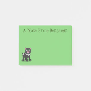Cutrovende Tasmaanse duivelse cartoon illustratie Post-it® Notes