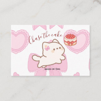 Cutsey bakery business card visitekaartje