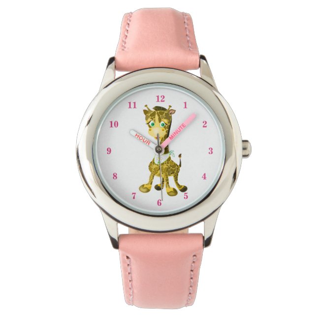 Cutte Giraffe Watch Horloge (Voorkant)