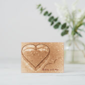 Cutter de biscuits en forme de coeur - Cartes de v (Debout devant)