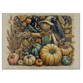 CUTTING BOARD - Guarding the Pumpkin Patch Snijplank (Voorkant)