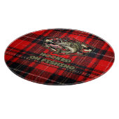 Cutting board with fun and bold illustration  snijplank (Hoek)