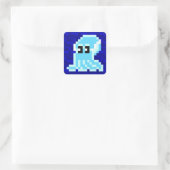 Cuttle Scuttle Blue Inktvis Sticker (Tas)