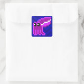 Cuttle Scuttle violet seiche feuille autocollant (Sac)