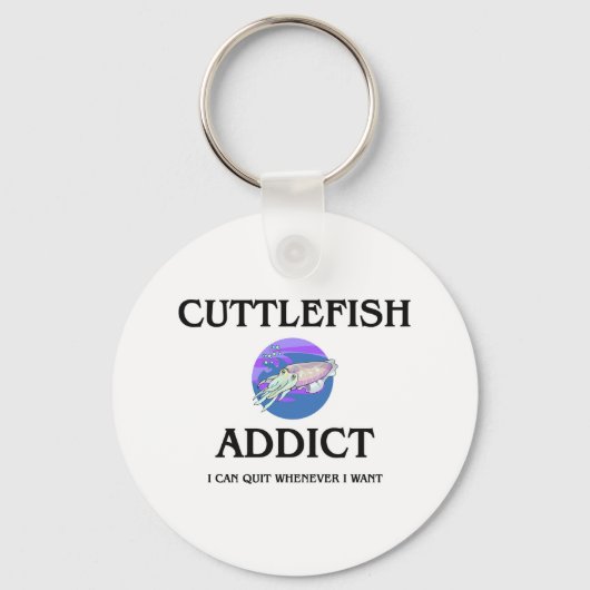 Cuttlefish Addict Sleutelhanger (Voorkant)