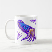 Cuttlefish Multicolor Artwork Mok (Links)