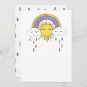 Cutwolken en zon (Voorkant / Achterkant)