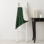 Cuve Sherpa Plaid Buffalo Vert (En situation)