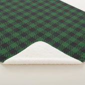 Cuve Sherpa Plaid Buffalo Vert (3/4)