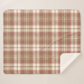 Cuve Sherpa Tan et Pink Plaid (Devant (Horizontal))