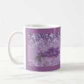 "Cuvette tasse de café pourpre de lilas" (Gauche)