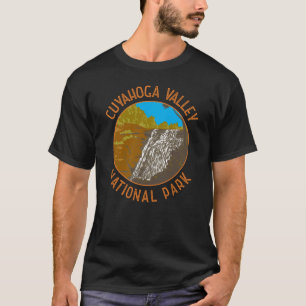 Cuyahoga Valley Nationaal Park Retro Distress T-shirt