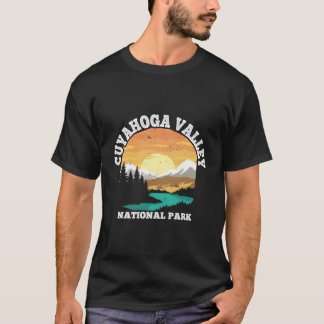 Cuyahoga Valley Nationaal Park Retro Vrouwen T-shirt