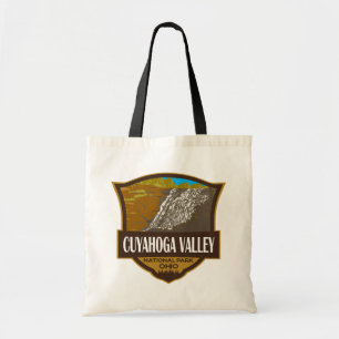Cuyahoga Valley National Park Illustratie Reizen Tote Bag