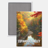 Cuyahoga Valley National Park Ohio Reizen Magneet (Voorkant / Achterkant)