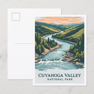 Cuyahoga Valley National Park Ohio USA Reis Briefkaart