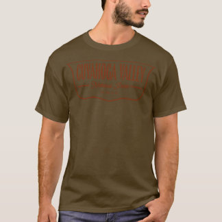 Cuyahoga Valley National Park Shield Brown T-shirt