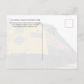 Cuyahoga Valley Schilderachtig spoorweg trein schi Briefkaart (Achterkant)