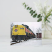Cuyahoga Valley Schilderachtig spoorweg trein schi Briefkaart (Staand voorkant)